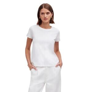 Madewell Northside Vintage Tee White Chalk XS NWT Classic Crewneck Top